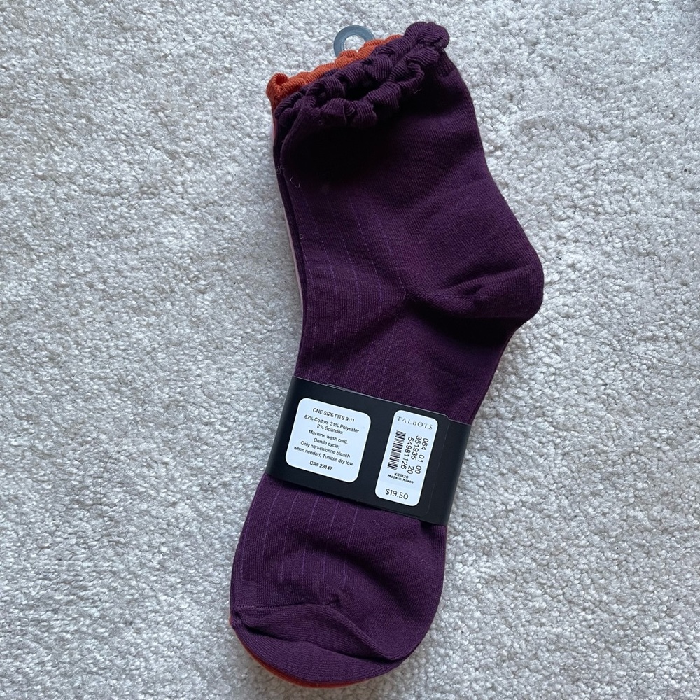 Talbots Crew Socks 3-pack - Picture 6 of 10